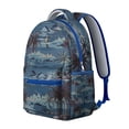 thumbnail image 2 of Lecture Hall Hawaii Tropical Wind Palm Leaves Bookbag: Spacious & Lightweight Laptop Backpack for Students, Perfect for Campus Commute, A Wonderful Gift for Women and Men This School Year, 2 of 6