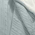 thumbnail image 3 of Brielle Home Cozy Cable Knit Reversible Sherpa Throw, 3 of 3