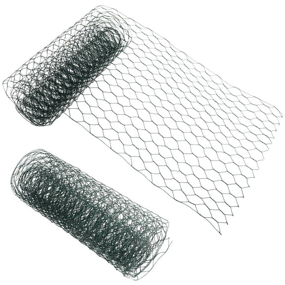 NICEXMAS Floral Arrangement Netting Galvanized Iron 2 Rolls 11.8 X 1.2 X 0.08 In