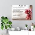 thumbnail image 5 of Scripture Walls Psalm 13 When God Bible Chapter Canvas Christian Wall Art Ready to Hang Unframed, 5 of 9