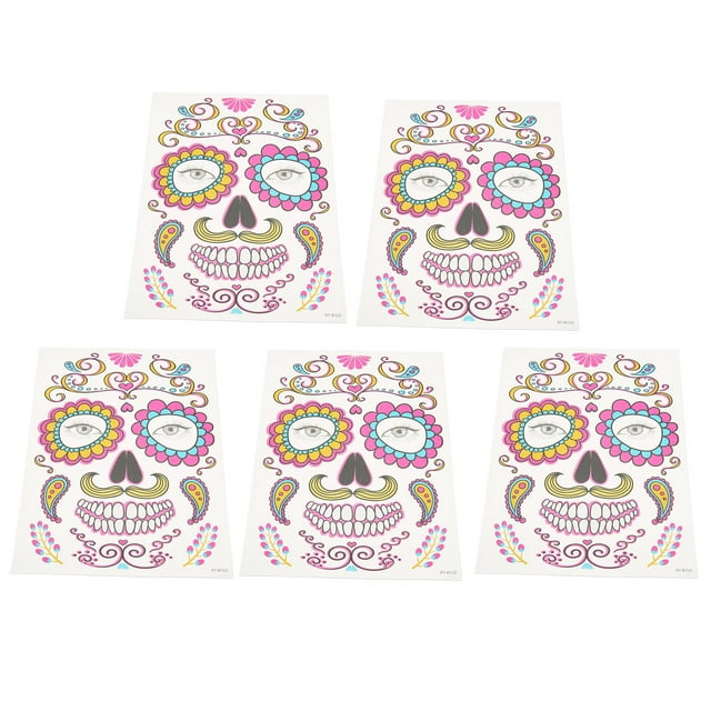 Fake Face Sticker Easy Application Skin Friendly Halloween Face Sticker Waterproof for Children for Cosplay Party ANGGREK Otros