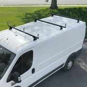 Vantech Heavy Duty 3 Bar Steel Ladder Roof Rack, Fits RAM ProMaster Low Roof All Years