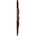 thumbnail image 4 of Ekena Millwork 23 5/8"OD x 4"ID x 1 1/2"P Rose and Ribbon Ceiling Medallion (Fits Canopies up to 4"), Hand-Painted Brushed Mahogany, 4 of 5