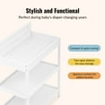 thumbnail image 4 of Dream On Me Avery Changing Table, White, 4 of 7