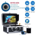 thumbnail image 2 of Underwater Fishing Camera 7 Inch 1000TVL Fish Finder Underwater Fishing Camera 15pcs White LEDs + 15pcs Infrared Lamp For Ice/Sea Fish Camera ,Night Vision & Waterproof Design, 2 of 7