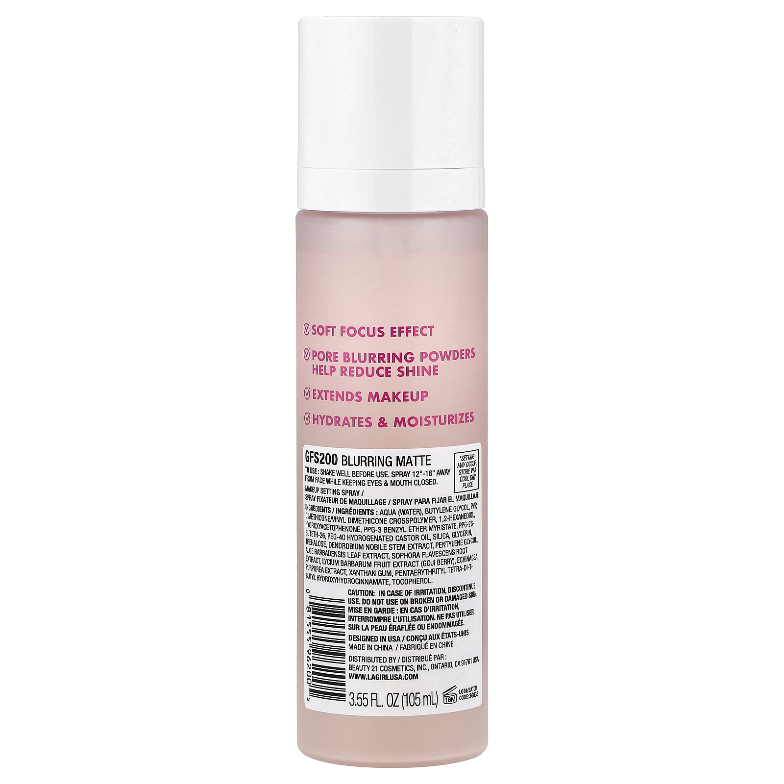 L.A. Girl Pro Perfect Setting Spray, Blurring Matte, 3.55 fl oz photo 4
