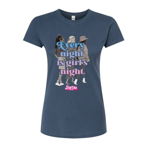 Barbie - Every Night Is Girls Night - Juniors Fitted Graphic T-Shirt