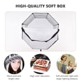 thumbnail image 4 of Amdohai 95cm Octagon Softbox Professional Collapsible Portable Photography Soft Box with Bowens Mount Storage Bag for Portrait Live Stream Video Shooting, 4 of 8