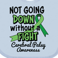 thumbnail image 4 of Inktastic Not Going Down Without a Fight Cerebral Palsy Awareness Boys or Girls Baby Bib, 4 of 4