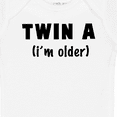 thumbnail image 4 of Inktastic Twin a (i'm Older) Boys or Girls Baby Bodysuit, 4 of 5