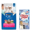 thumbnail image 1 of Cat Chow Gatitos Pescado Carne y Leche Defense Plus 7.5 kg + Churu Pops Atún Snack 4 tubos de 15g, 1 of 3