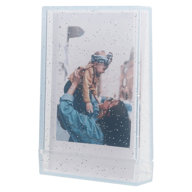 Diseño Estreco y Ancho, Textura de Cristal, Material de PC, Múltiples aplicaciones, Regalo Especial, Caja de Almacenamiento de Fotos Con Cuerda de Mano para Fotos E