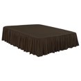 thumbnail image 1 of Unique Bargains Polyester  Ruffled Bed Skirt Brushed Durable Bedroom Sheet 16 Inch Drop, 1 of 9