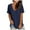 Navy, variant on Okbop Pink Tops for Women, Casual Comfort V-Neck Solid Loose Fit Short Sleeve T-Shirt Womens Blouses Christmas Sweatshirts for Women