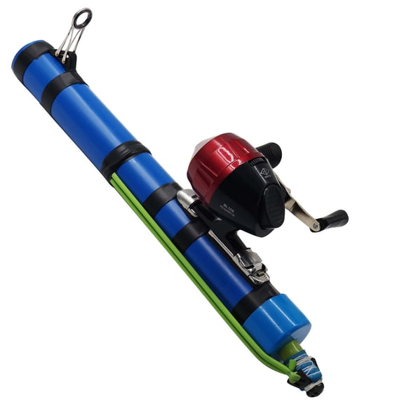 Sling Caster Fishing Pole, Portable Slingshot Fishing Rod with Reel, Telescopic Bait Launcher for Freshwater Saltwater Outdoor Anglers