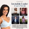 thumbnail image 6 of Dominique Mystique Minimizer Bra #7000 – Seamless Full Figure Underwire Lingerie for Women, Smooths & Shapes, 6 of 6