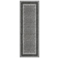 thumbnail image 4 of HIWEAVER Dark Gray 2' x 6' Scalloped Washable Runner for Hallway Modern Solid Bordered Carpet for Kitchen Non-Slip Stain Resistant Accent Throw Mat for Dining Room Home Decor, 4 of 6