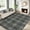 Gray, variant on Nasitip Modern Geometric Plaid Gray 9'x12' Area Rugs for Living Room Soft Low Pile Non-Sliping, Machine Washable