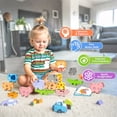 thumbnail image 2 of LieGorJi Montessori Toys for Toddlers,  Wooden Animal Stacking Block Toy with Storage Bag , Preschool Learning Activities for 1 2 3 4 Year Old  Boys Girls,, 2 of 7
