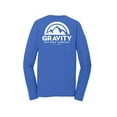 thumbnail image 2 of Gravity Outdoor Co. Chemise à Manches Longues Performance - Royal Véritable - Logo Blanc - G, 2 of 2
