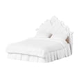 thumbnail image 3 of MagiDeal Doll House Decor Furniture Cama doble Modelos de juguete Disposición a Zulema Decoraciones de casa de muñecas, 3 of 7