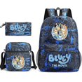 thumbnail image 1 of Mochila escolar de tres piezas Bluey, 1 of 1