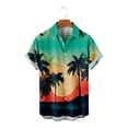 thumbnail image 4 of Camisas casuales de manga corta estilo hawaiano de moda de verano para hombres Pompotops  oipoqjl43973, 4 of 6
