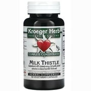 Kroeger Herb Complete Concentrates Milk Thistle Herbal Supplement, 90 Ct