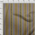 thumbnail image 2 of oneOone Tissu Polyester Lycra Rayé Ikat Imprimé 1 Yard 56 Pouces de Large, 2 of 4
