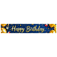 thumbnail image 5 of Blue Backdrop Happy Birthday Banner with Balloons Gifts Fireworks Party Supplies Photography Props Birthday Decoration Birthday Party Backdrop Decorations, 5 of 7
