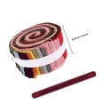 thumbnail image 2 of FENGGUIQU 26Pcs Quilting Fabric Rolls Colorful Cotton Hemp for Handicrafts and Sewing Projects, 2 of 5