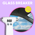 thumbnail image 5 of Bling Sting - Emergency Escape Hammer & Seatbelt Cutter - White, 5 of 7