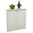 thumbnail image 3 of Inval 2-Door Engineered Wood Corner Accent Cabinet in Washed Oak, 3 of 9