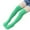 Green, variant on fatyb Girls Boys Thigh High Socks Cotton Solid Color Stockings Over The Knee Comfort Long Socks for Kids