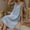 Blue, variant on Royisotas Yellow Nightgowns for Women Plus Size Nightdress Casual Soft Sleeveless Ladies Nightshirt