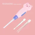 thumbnail image 5 of ER Cute Cartoon LED Linterna Earpick Earwax Remover con Scoop Tw brillar Electrónica, 5 of 5