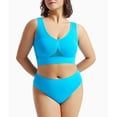 thumbnail image 3 of GlTpooo Women's Two Piece Plus Size Breathable Cool Liftup Air Bras With Slim Fit Seamless Thongs Sport Workout Active Set Blue S, 3 of 3