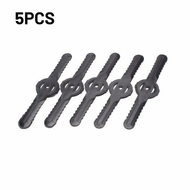 Ruibeauty 5Pcs String Trimmer Head Blades Replace Plastic Cutter Blades