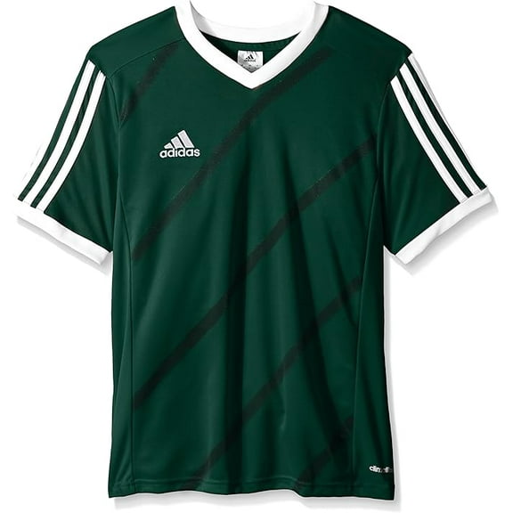 Adidas Boys Tabela 14 Jersey T-Shirt Green/White - large