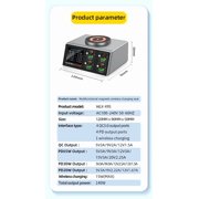 Wireless Charging Stand with Cable and Charger Magnetic wireless fast charging base, multifunctional interface charger