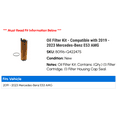 thumbnail image 2 of Oil Filter Kit - Compatible with 2019 - 2023 Mercedes-Benz E53 AMG 2020 2021 2022, 2 of 2
