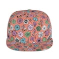 thumbnail image 2 of Balery Baseball Cap Flat Bill Hats for Men Adjustable Size for Running Workouts and Outdoor Activities All Seasons Dad Hat(Color Flowers ), 2 of 9