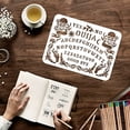 thumbnail image 2 of Ouija Board Stencil 11.7x8.3inch Reusable Astrology Drawing Stencil Divination, 2 of 9