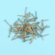 thumbnail image 3 of 100pcs 20mm Copper Nail Round Head Nails for Furniture DIY Small Hinges Decorative Boxes (Copper), 3 of 3