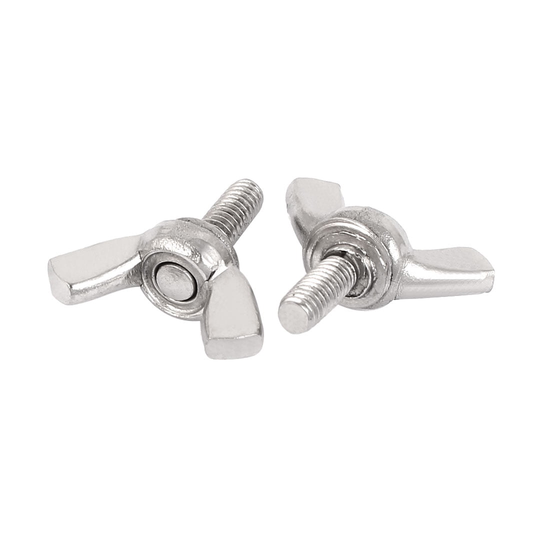 5 Boulons à Ailettes Papillon En Acier Inoxydable 304 - M4 X 35mm - Marque Uxcell - Neuf
