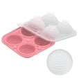 thumbnail image 2 of Bandeja para Cubitos de Hielo con Forma de Pelota de Golf: Molde de Silicona para Esferas de Hielo para Cócteles, Whisky y Bebidas de Fiesta con Embudo para Facilitar El Llenado | Original Máquina pa, 2 of 5