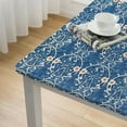 thumbnail image 4 of BANET  Deluxe Elastic Edged Flannel Backed Vinyl Fitted Table Cover white, 4 of 7