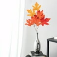 thumbnail image 6 of Lilixerw Artificial Maple Leaves Branches Faux Fall Fake Autumn Leaves,for Thanksgiving Table Centerpieces Decoration, 6 of 6