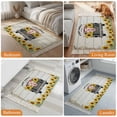 thumbnail image 4 of Kitchen Runner Rugs, Farmhouse Truck with Pig 2'x5' Throw Rug with Tassels, Country Sunflower Wood Board Washable Soft Floor Carpet Runner for Hallway Bedroom Bathroom Laundry Room, 4 of 9
