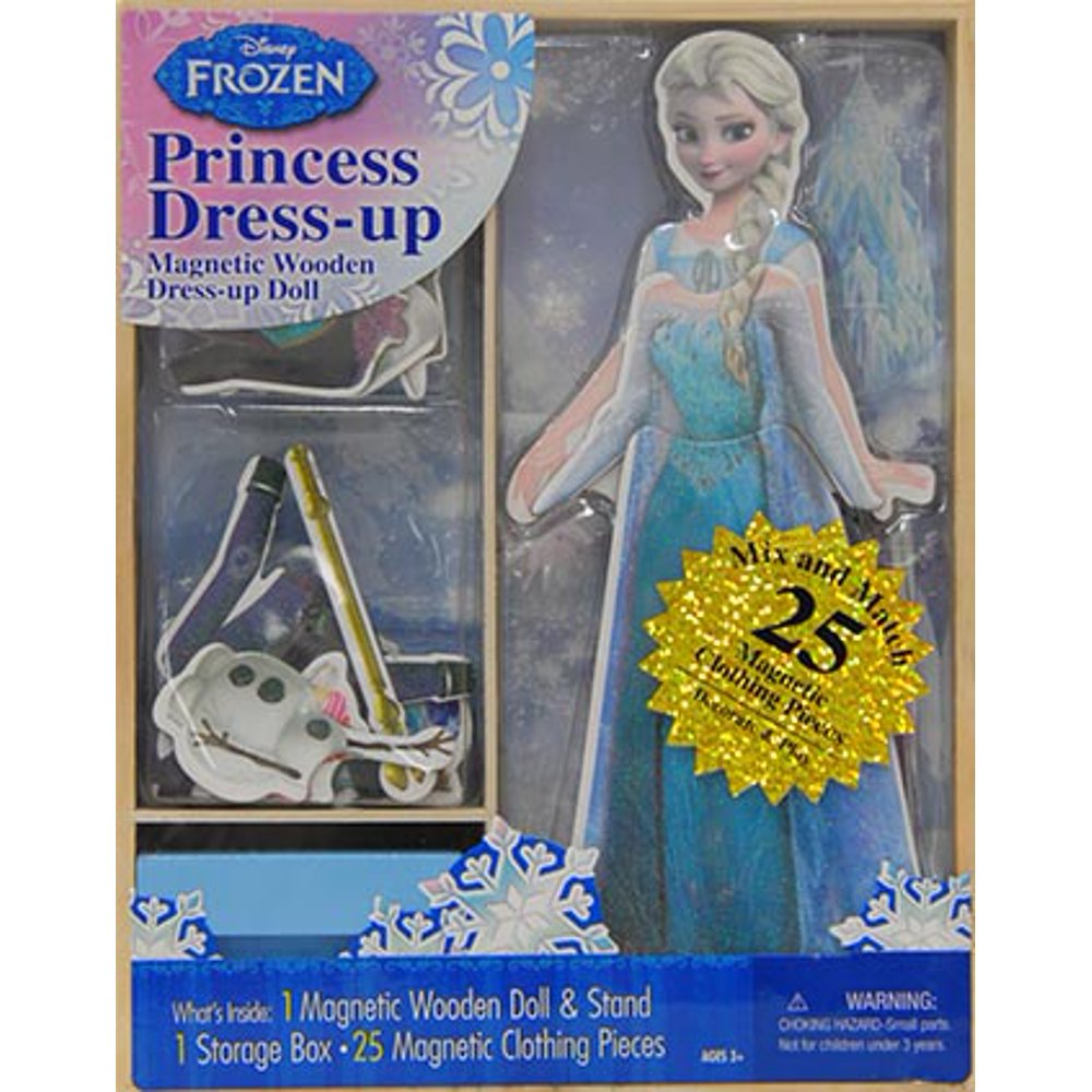 Bendon Publish Frozen Princess DressUp Doll, 25 Piece